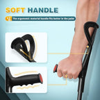 BeneCane Forearm Canes Lightweight Arm Crutch Adjustable Ergonomic Comfortable on Wrist Non Skid Rubber Tips
