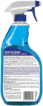 SIMPLE GREEN Ready-To-Use Glass Cleaner, 32 oz., Blue