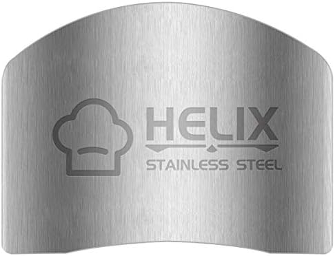 Finger Guard - Stainless Steel Knife Cutting Protector for Single & Double Finger (Silver)