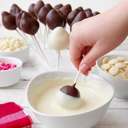 White Candy Wafer Chocolate Melts - 12 oz Candy Melting Wafers for Baking, Decorating, Dipping, Drizzling & Desserts