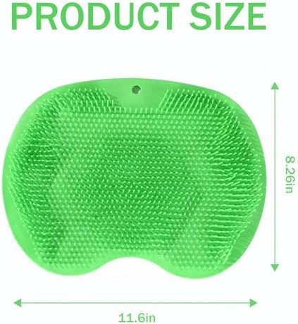 Bathtub Shower Foot Scrubber Massager Mat-Exfoliating Foot Brush,Bath Foot Mat with Hanging Hole,Home Spa Pad for Shower