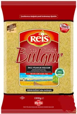 Reis MEDIUM Coarse Bulgur for Pilafs 2lb by Reis (ince Pilavlik Bulgur 1kg)