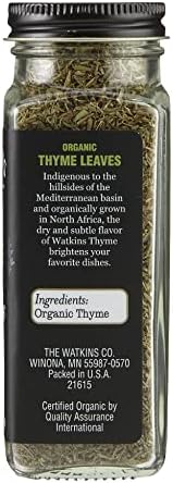 Watkins Gourmet Organic Thyme Leaves, 1.09 Ounce