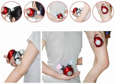 Mini Massager - Portable Compact Massage Tool for Neck Back Shoulder Leg, Rechargeable & Adjustable Vibration for Home Office Travel Use