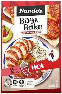 Nando's Peri-Peri Bag & Bake Seasoning for Chicken Hot, 20g