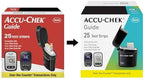 Accu-Chek Guide Glucose Test Strips for Diabetic Blood Sugar Testing (Pack of 25)