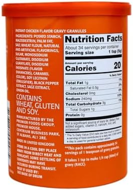 Bisto Chicken Gravy Granules 5.9 Ounce Canister (Pack of 2)