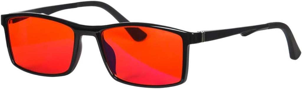 Red Lens Anti Blue Light Blocking Glasses Red Lens Eliminate Eye Strain Sleep Better Gaming Eyeglasses