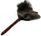 AAYU Premium 14.5" Feather Duster for Home | Natural Duster for Cleaning and Feather Moping | Eco Friendly | Genuine Ostrich Feather Duster with Wooden Handle | Easy to Clean Dust and Reuse (36 cm)