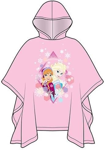 Disney Frozen Sisters Elsa Anna Rain Ponco