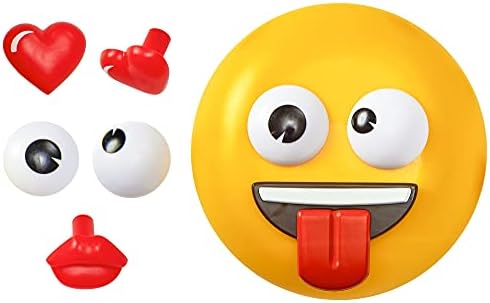 DecoSet® Emoji I Am Birthday Cake Topper, 7-Piece Set, Decoration for Creating Crazy Emotions on Cakes or Cupcakes