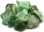 HQRP Green Prasiolite Quartz Rough Natural Sparkling Gemstone Crystal Mineral Raw Specimens for Cabbing - Brazil (10PCS)