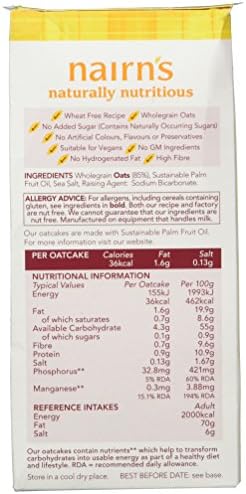Nairns Fine Mill Oatcakes, 218 g