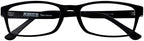 Mens Womens Full Rim Rectangle Acetate Frame Reading Glasses