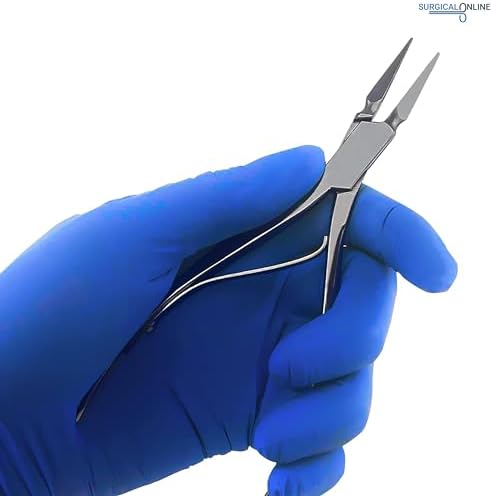 Virtus Splinter Forceps 6" Straight - Precision Tool for Various Applications - Stainless Steel, Autoclavable - Single Spring Pliers