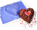 Porto Formas Large Heart Pillow Chocolate Mold (500g Shell)