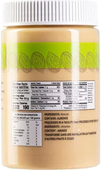 Gefen Pure Blanched Almond Butter, 16oz (2 Pack) | Non GMO | Rich, Smooth & Creamy Texture | No Salt or Sugar Added | Gluten Free | Vegan | Paleo | Keto | Product of USA | Kosher (Including Pasover)
