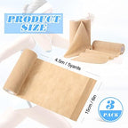 Nuanchu 3 Pcs Self Adhesive Cohesive Wrap Bandages 6 Inches x 5 Yards Non Woven Athletic Tape Breathable Self Adherent Bandage Wrap Elastic Sports Gauze Rolls Tape for Wrists, Knee, Ankle(Beige)