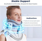 Zenopax Neck Stretcher Cervical Traction, Adjustable Cervical Neck Traction Device, Neck Brace for Neck Pain Relief and Support, Ergonomic Design for Home, Office & Travel Use
