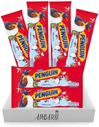 AMBARII McVities Penguin Original Chocolate Biscuit Bars, Multi-Pack Gift Box, 7 Bars per Pack, 6 Packs