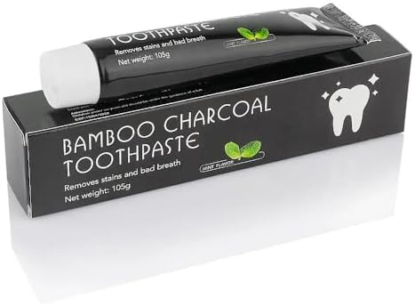 Toothpaste, Natural Bamboo Charcoal Whitening Organic Tooth Paste, for Sensitive Teeth