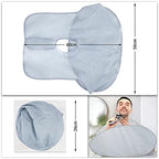 Beard Bib Apron Hair Catcher for Men Shaving & Trimming, Non-Stick Cape Grooming Cloth, Waterproof