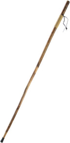 SE Survivor Series Wooden Walking/Hiking Stick, Hand-Carved Eagle Design, Hard Pine Wood, Rope Wrapped for Steady Grip, Wrist Strap, 55" - WS626-55RE