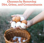 Manna Pro Egg Cleanser, Natural Enzyme Wash for Fresh Eggs, Safe & Gentle Cleaner for Backyard Chicken Eggs, 16 oz