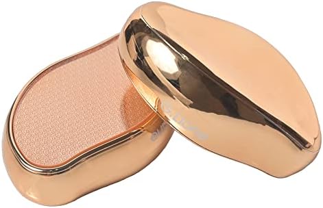 Nano Glass Foot File Callus Remover-Crystal Foot Files Pedicure Foot Care Scrubber Painless Dry and Wet for Hard Skin Calluses Removal (Gold)