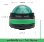Coolrunner Massage Ball, Manual Roller Massager, Handheld Self Massage Therapy and Relax Full Body Tools for Sore Muscles, Shoulders, Neck, Arms, Legs, Back, Foot, Body (Green)