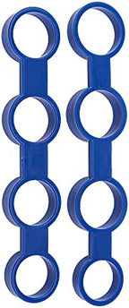 2Pcs Yootones Guitar Finger Expansion Sleeves Finger Force Span Tool Compatible with Ukulele Piano Saxophone Beginner (Blue)