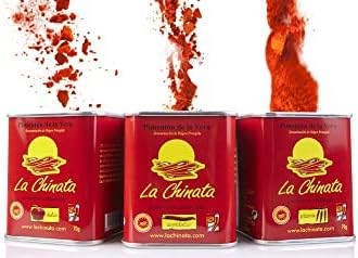 La Chinata. Smoked Paprika Powder. The three paprikas. Pack of 3 tins (1 Sweet, 1 Hot, 1 Bittersweet). 70g (2.47oz) each.