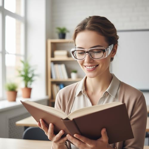 LVIOE Fit Over Blue Light Blocking Glasses and Computer Eyewear- Wear Over Prescription Glasses/Reading Glasses/RX Glasses