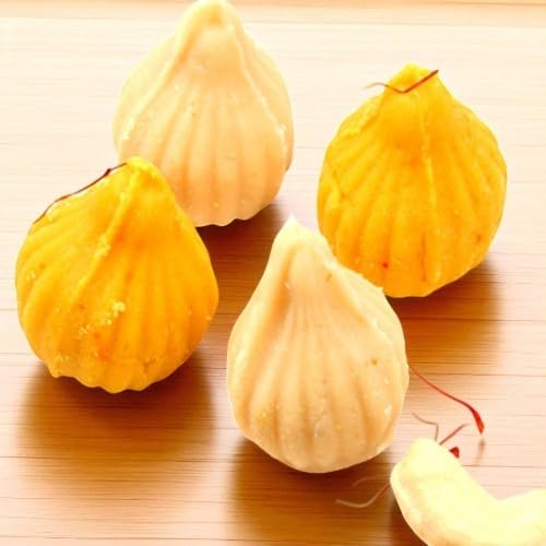 Ghasitaram Gifts Indian Sweets - Sweets Ganesha Chaturthi Gifts Modaks Sugarfree Mix Mawa Modaks 800 GMS
