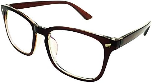 Oversize Style +2.50 Bifocal Reading Glasses Mens Womens Brown Frame Readers Eyeglasses Eyewear