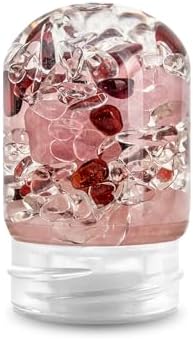 VitaJuwel Sana LOVE ocean blue | Crystal Water Carafe with Rose Quartz, Garnet & Clear Quartz - Harmony, Affection & Affection