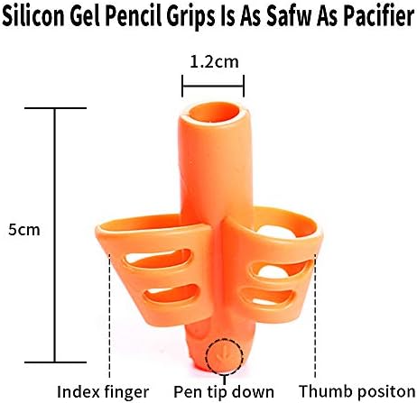 KOABBIT Pencil gripper kids/toddler handwriting aid tools for beginners,Pencil Holder for preschooler 2-4 Years learning to Write for Children's Training Pen Holding Posture Correction Tools(3 PACK)