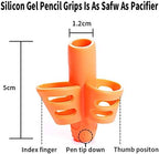 KOABBIT Pencil gripper kids/toddler handwriting aid tools for beginners,Pencil Holder for preschooler 2-4 Years learning to Write for Children's Training Pen Holding Posture Correction Tools(3 PACK)