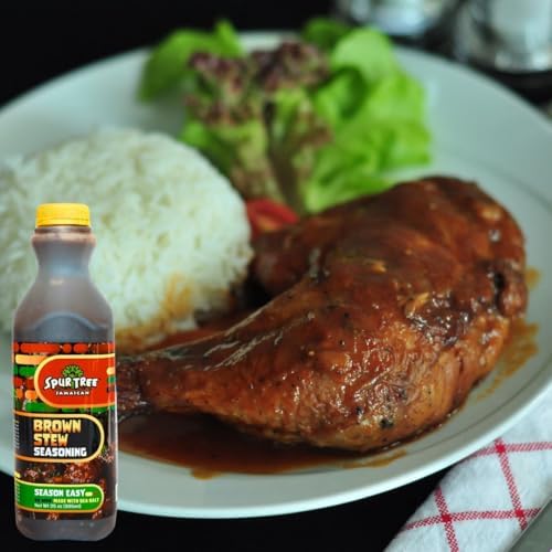 Spur Tree Beef Stew Seasoning – Authentic Jamaican Brown Stew Seasoning with All-Natural And Fresh Ingredients (35 Oz)