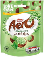 Original Aero Bubbles Peppermint Pouch Imported From The UK England British Chocolate Nestle Aero Bubbles Peppermint 80g