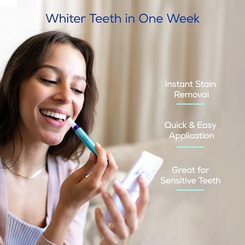 GLO Science Teeth Whitening Pen — Easy to Use, Safe & Effective Dentist Invented Whitening Treatment — Designed for Sensitive Teeth, Travel Friendly