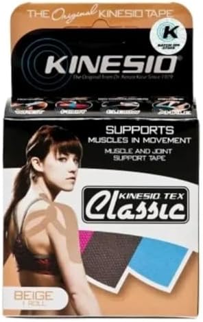 Kinesio Taping - Elastic Therapeutic Athletic Tape Tex Classic - Beige – 2 in. x 13 ft