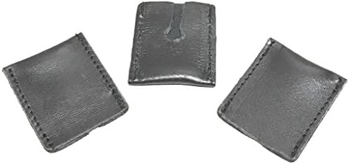 G.B.S Durable and Double Edge Leather Razor Head Sleeve, Protective Sheath Case, Pack of 3