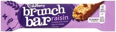 Cadbury Brunch Bar Raisin 32G X Case Of 30
