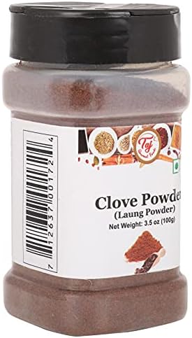 TAJ Premium Indian Clove Powder (Ground Cloves), (3.5-Ounce)