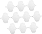 FOMIYES 10pcs Reusable Menstrual Pad Cotton Sanitary Napkin Washable Menstrual Cushion Extra Long Pantiliner