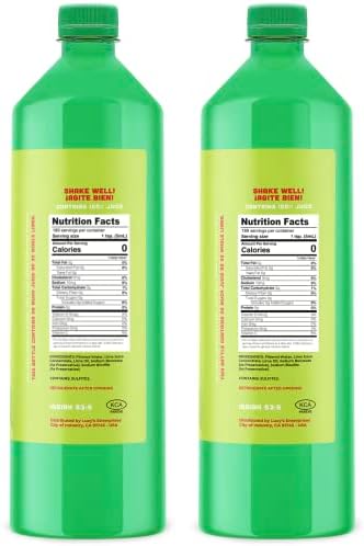 Lucy's Family Owned - 100% Lime Juice 32oz. Bottle (2 PACK)