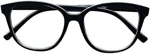 Mens Womens Oversize Readers +2.75 Black 1.56 High Index Lenses Reading Glasses Eyewear