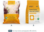 wisedry Silica Gel Flower Drying Crystals - 5 LBS, Color Indicating, Reusable