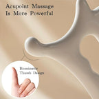 Gua Sha Massage Tool, Traditional Face and Body Scraper for Lymphatic Drainage, Acupressure Point Massager for Relaxation